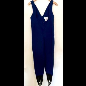 Obermeyer Navy Vintage Stirrup Snowpant Bibs 10R